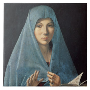The Annunciation, 1474-75 (oil on panel) Tile