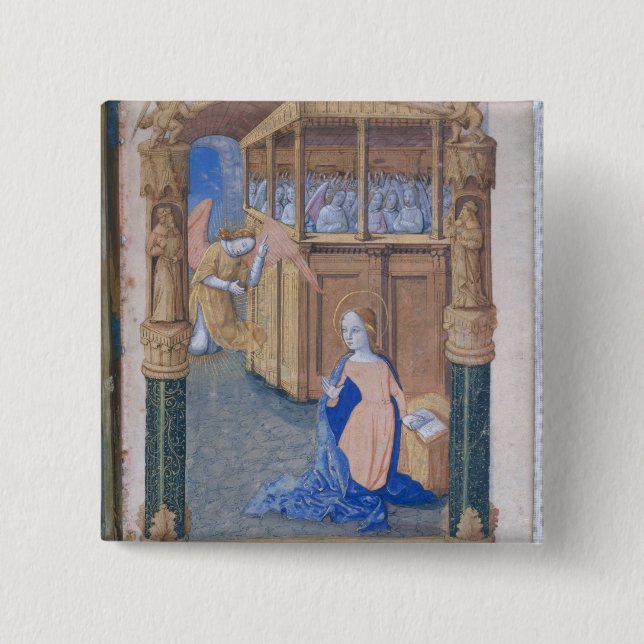 The Annunciation 15 Cm Square Badge (Front)