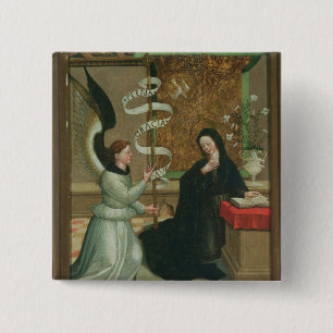 The Annunciation 15 Cm Square Badge