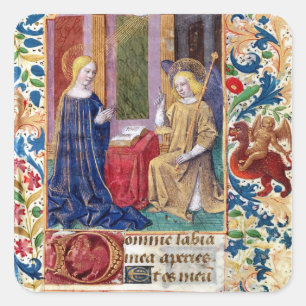 The Annunciation 2 Square Sticker