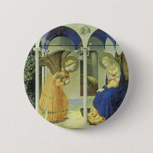 The Annunciation 6 Cm Round Badge