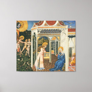The Annunciation and Expulsion from Paradise Canvas Print