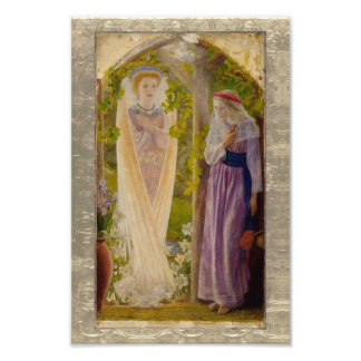 The Annunciation By Arthur Hughes Photo Print