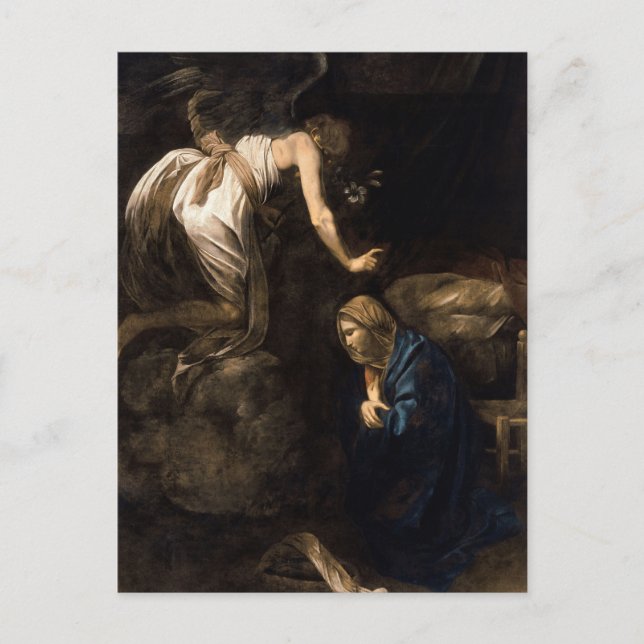 The Annunciation by Caravaggio Postcard (Front)