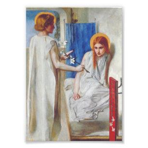 The Annunciation by Dante Gabriel Rossetti Photo Print