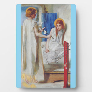 The Annunciation by Dante Gabriel Rossetti Plaque