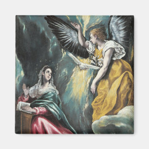 The Annunciation by El Greco Magnet