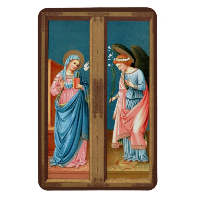The Annunciation by F. Lippi (M 038) Magnet (Vertical)