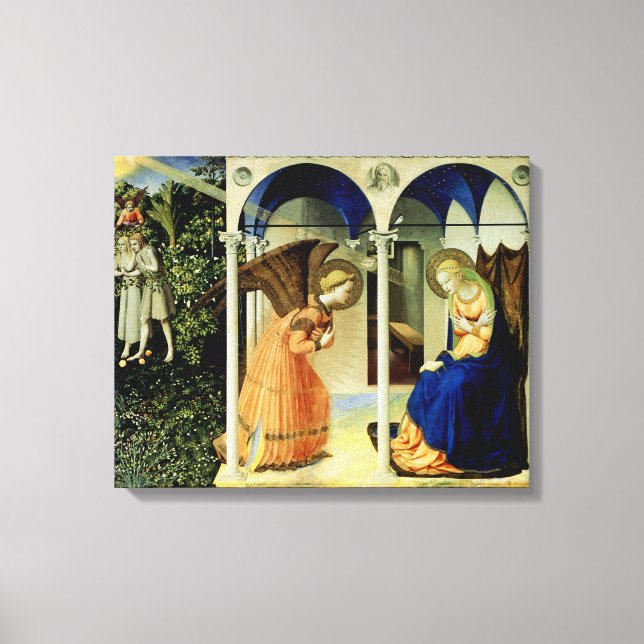 The Annunciation by Fra Angelico Canvas Print (Front)