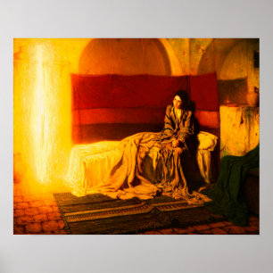 The Annunciation by Henry Ossawa Tanner Poster