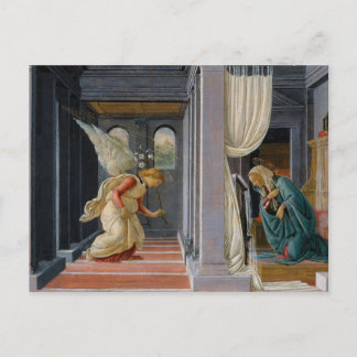 The Annunciation by Sandro Botticelli Postcard