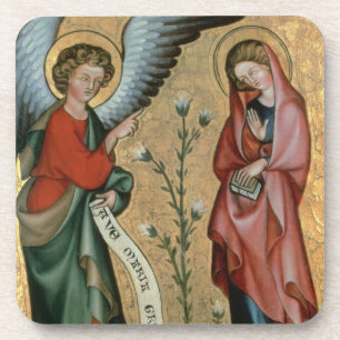 The Annunciation, c.1330 (oil on panel) Coaster