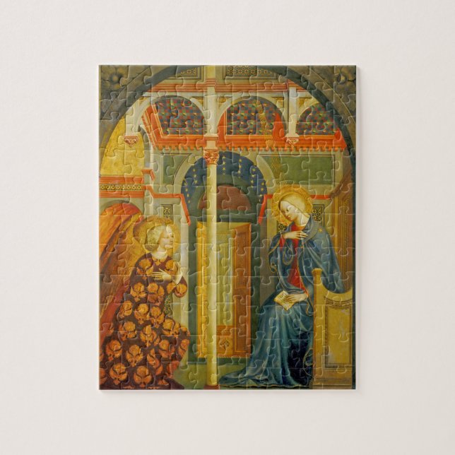 The Annunciation, c. 1423-24 Jigsaw Puzzle (Vertical)