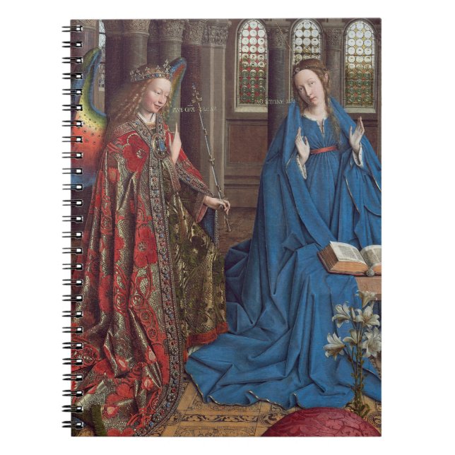 The Annunciation, c. 1434- 36 (oil on canvas) Spiral Notebook (Front)