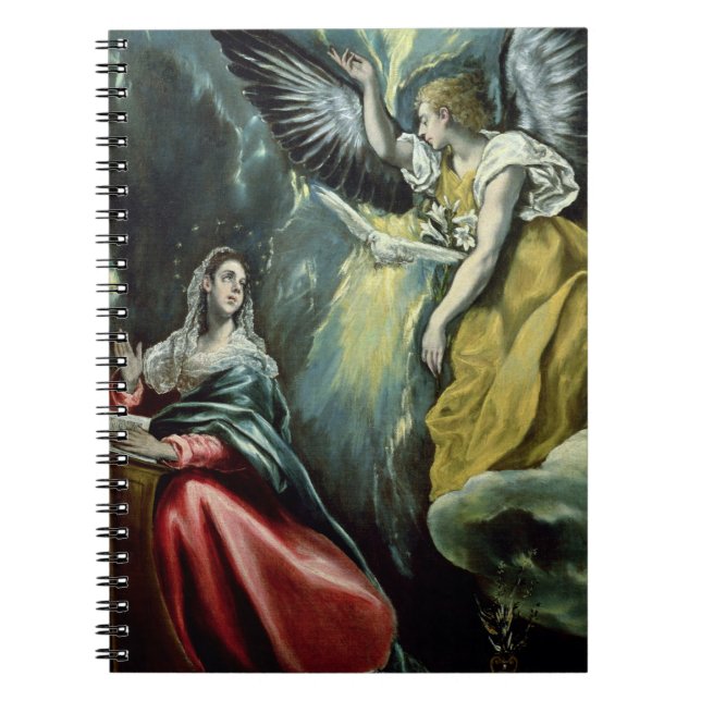 The Annunciation, c.1575 (oil on canvas) Notebook (Front)