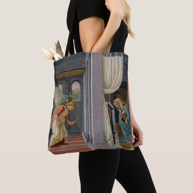 The Annunciation, circa 1485 Tote Bag (Close Up)