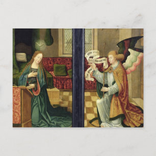 The Annunciation, Cologne School Postcard