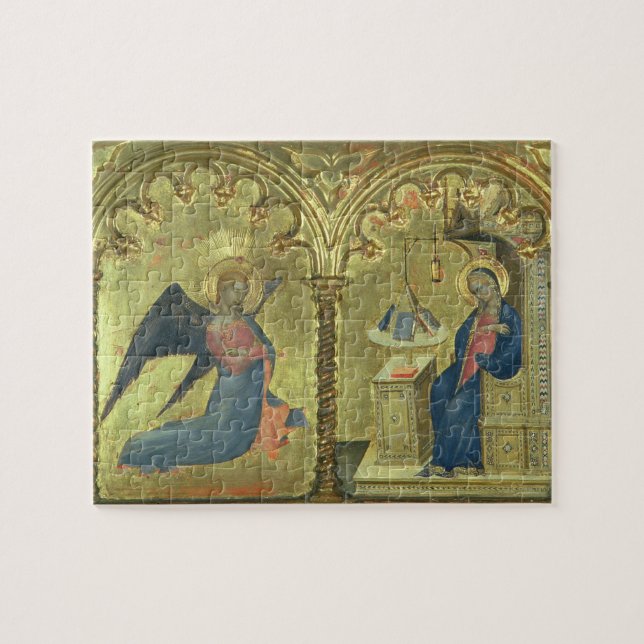 The Annunciation, detail from a polytych depicting Jigsaw Puzzle (Horizontal)