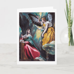 The Annunciation, El Greco Card