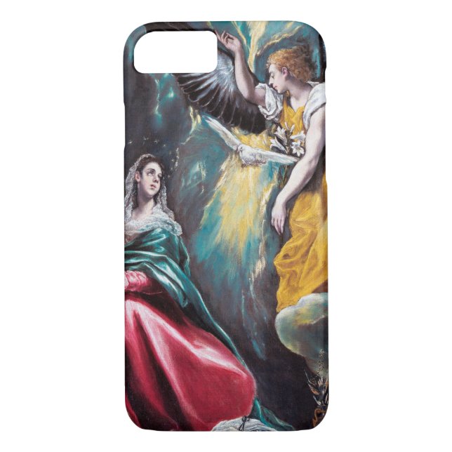 The Annunciation, El Greco Case-Mate iPhone Case (Back)