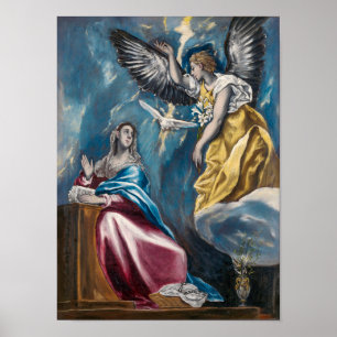The Annunciation   El Greco   Poster