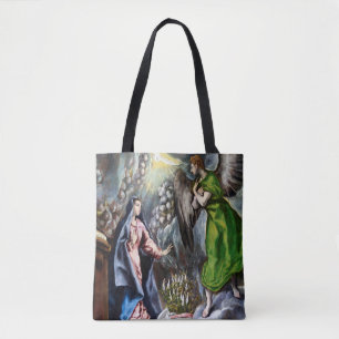 The Annunciation, El Greco Tote Bag