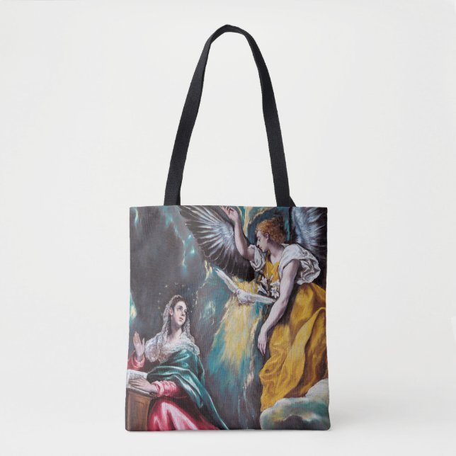 The Annunciation, El Greco Tote Bag (Front)