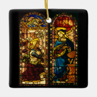 The Annunciation In Multi-Colours Ceramic Ornament