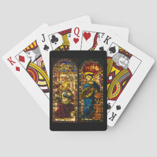 The Annunciation In Multi-Colours Playing Cards