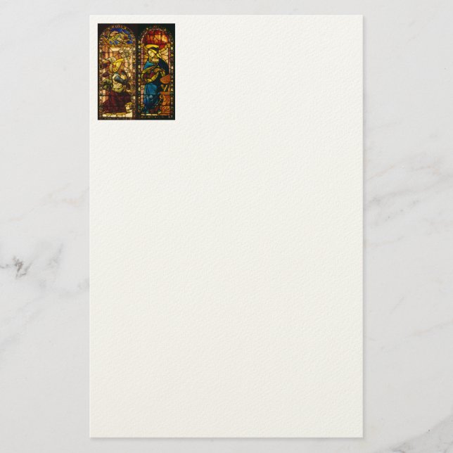 The Annunciation In Multi-Colours Stationery (Front)