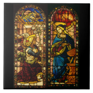 The Annunciation In Multi-Colours Tile