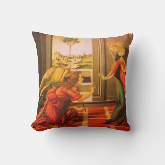 The Annunciation - La Anunciación Cushion (Front)