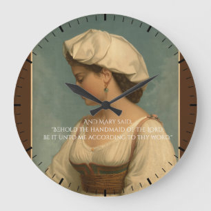 The Annunciation Large Clock