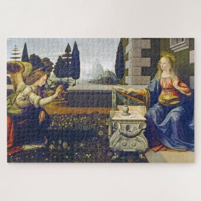 The Annunciation | Leonardo da Vinci | Jigsaw Puzzle (Horizontal)