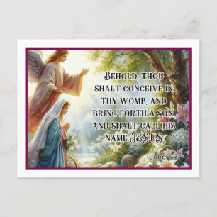 The Annunciation of Christ Postcard