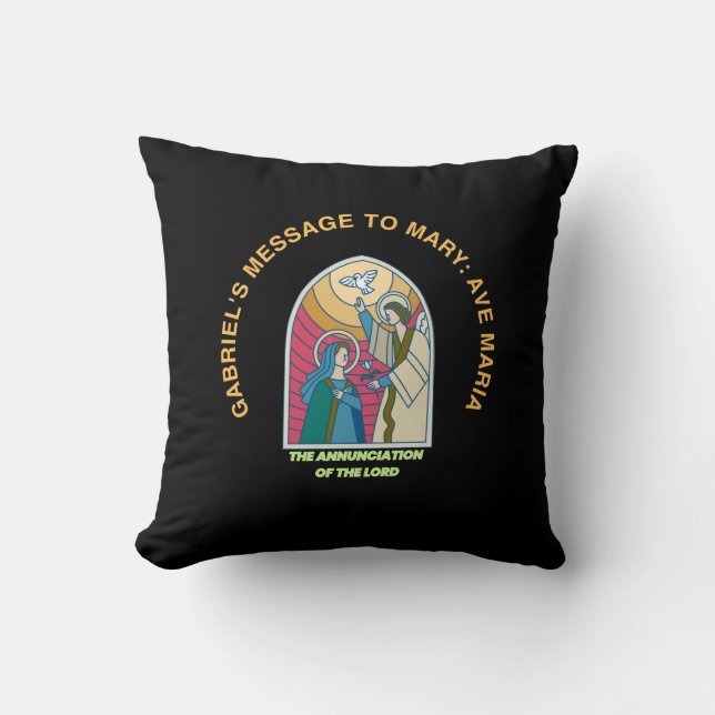 The Annunciation of the Lord Cushion (Front)