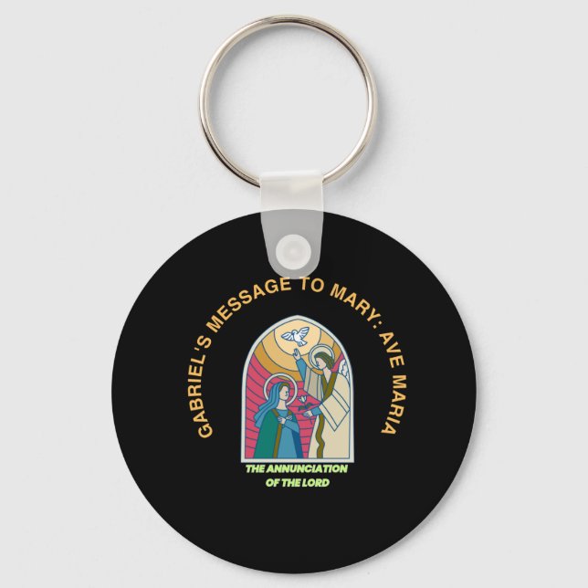 The Annunciation of the Lord Key Ring (Front)