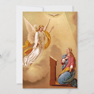 The Annunciation of Virgin Mary Invitation