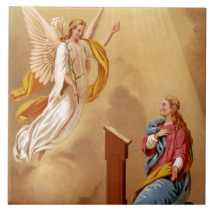 The Annunciation of Virgin Mary Tile