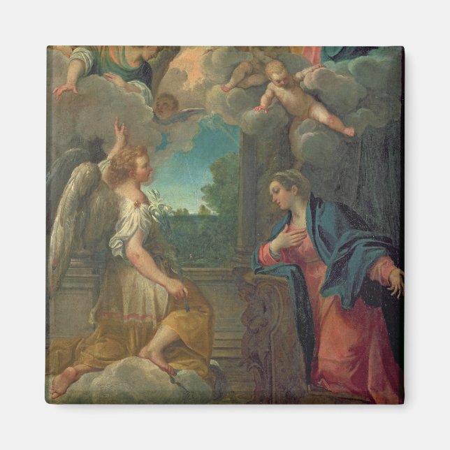 The Annunciation (oil on canvas) 2 Magnet (Front)