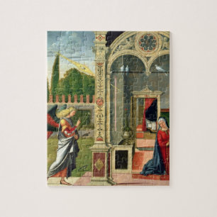 The Annunciation (oil on panel) 2 Jigsaw Puzzle