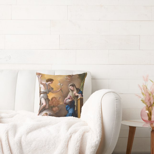 The Annunciation, Paolo de Matteis Cushion (Couch)