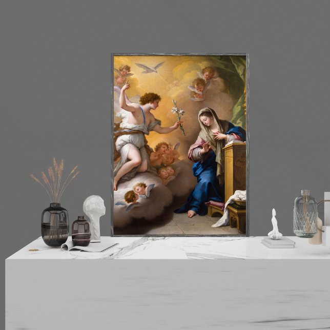 The Annunciation, Paolo de Matteis Poster (Creator Uploaded)