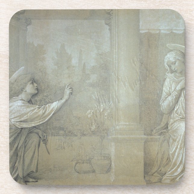The Annunciation, preparatory cartoon for the Capp Coaster (Front)