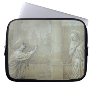 The Annunciation, preparatory cartoon for the Capp Laptop Sleeve