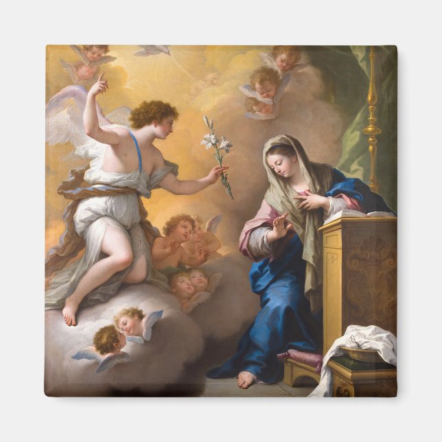 The Annunciation, Religious Art  Magnet (Front)