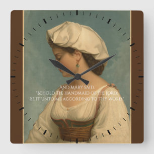 The Annunciation Square Wall Clock