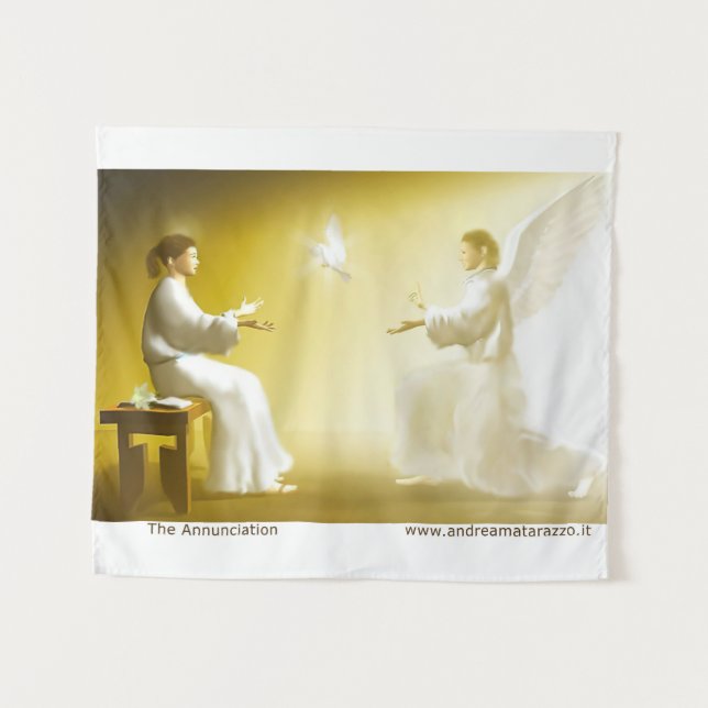 The Annunciation to Mary Tapestry (Front (Horizontal))