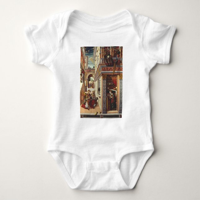 The Annunciation, with Saint Emidius Baby Bodysuit (Front)