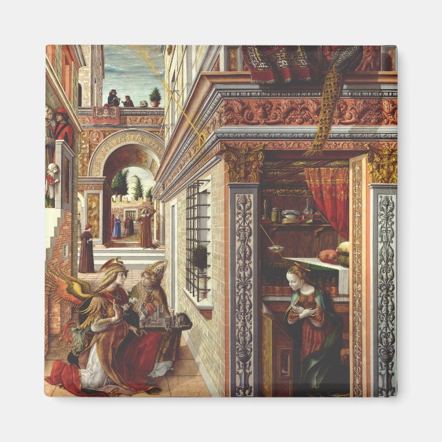 The Annunciation, with Saint Emidius Magnet (Front)